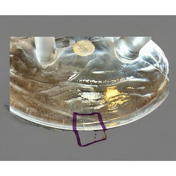 Lovely Frosted Elephant On Crystal Base With Raised Trunk. - Picture 7 of 8